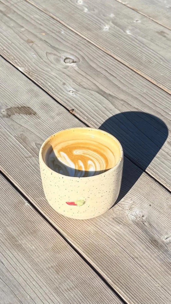 Chili Mug – Handmade Stoneware Ceramic Cup | Artisan Pottery Coffee Mug